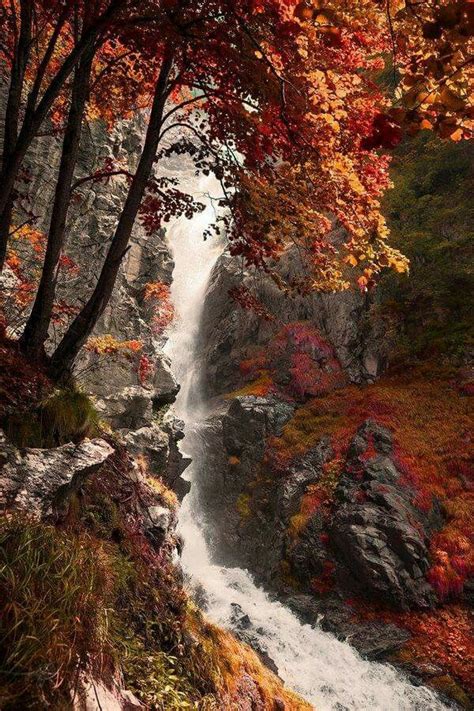 Pin By Freada On Beautiful Water And Waterfalls Autumn Scenery