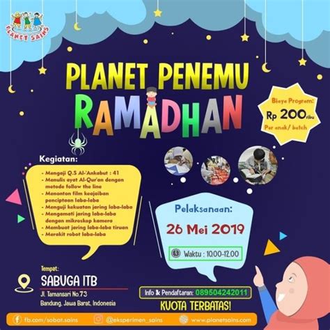 7 Contoh Gambar Poster Kegiatan Sekolah Pameran Ramadhan Lomba