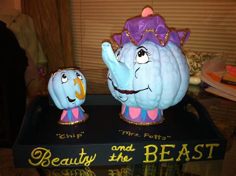 Mrs Potts And Chip From Beauty And The Beastpumpkins For School