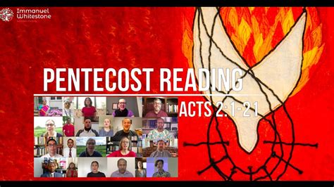 Pentecost Reading Acts 21 21 Youtube
