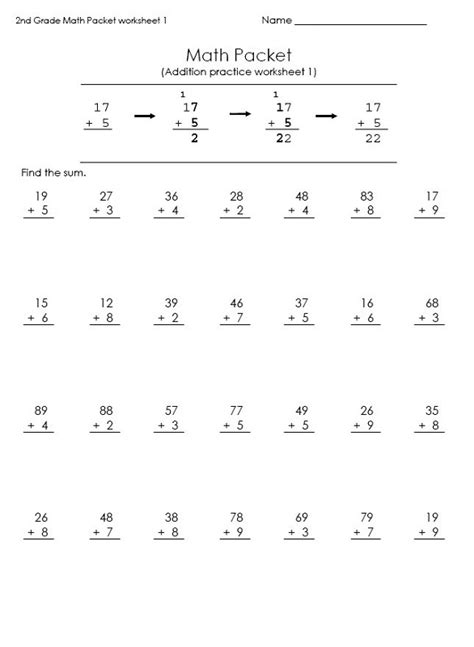 Second grade math worksheets for april. Math Problems to Print | Learning Printable