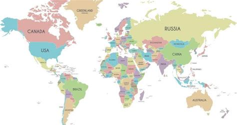 Os 10 Maiores Países Do Mundo Em Território E Em População