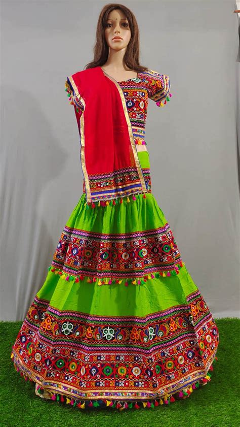 Indian Traditional Garba Dress Kutchi Garba Costume Bohemian Etsy