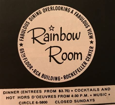 Showbiz Imagery And Forgotten History The Rainbow Room