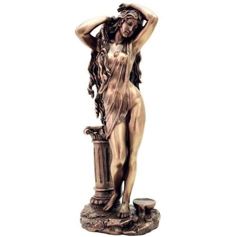 Greek Goddess Aphrodite With Doves Statue In Cold Cast Bronze Roman Goddess Venus Statue