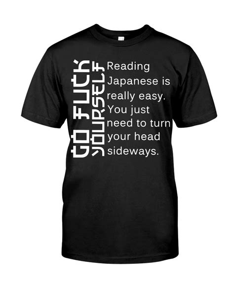 reading japanese is really easy japaness shirt