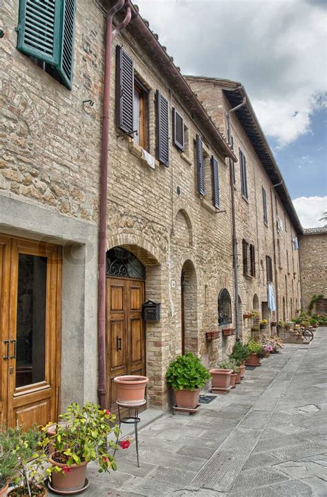 Tuscany Beautiful Ancient Architecture And Buildings Near Pienza