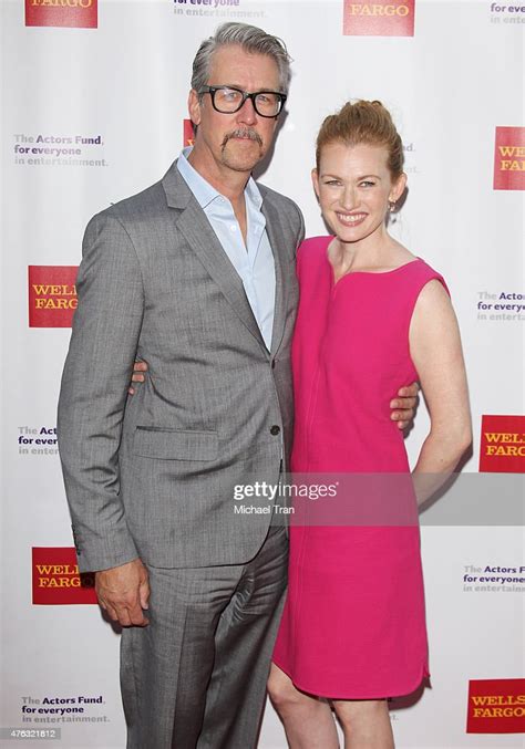 Alan Ruck And Wife Mireille Enos Arrive At The Actors Funds 19th