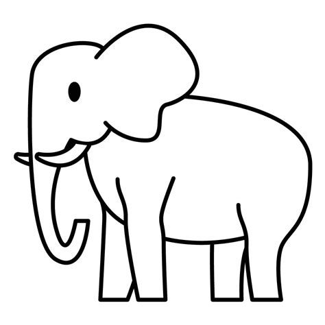 Dibujo De Elefante Para Colorear E Imprimir Dibujos Y Colores