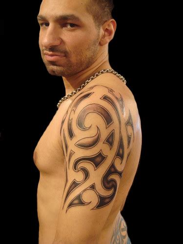 Polynesian Tribal Tattoo Miguel Angel Custom Tattoo Artist Flickr