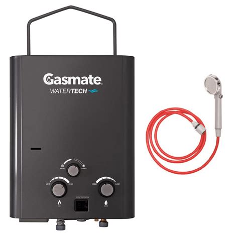 Gasmate Watertech 3l Portable Gas Water Heater Shower System Tentworld