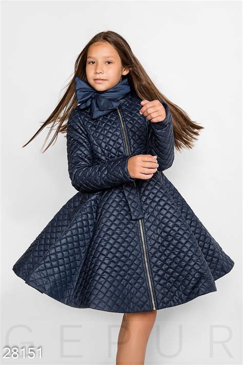 Стеганое детское пальто (арт. 28151) ♡ интернет-магазин Gepur