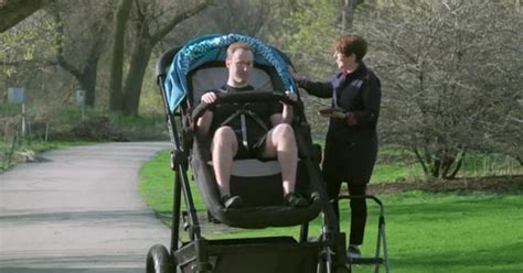 These Adult Sized Strollers Are Going Viral Cbs News