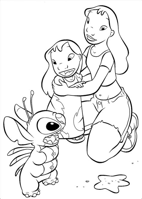 Lilo And Stitch Stitch Coloring Pages Coloring Book Art Stitching Art