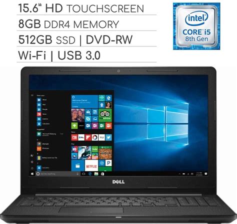 Dell Inspiron 3000 Series With Dvd 156 Inch Touchscreen 2019 Laptop