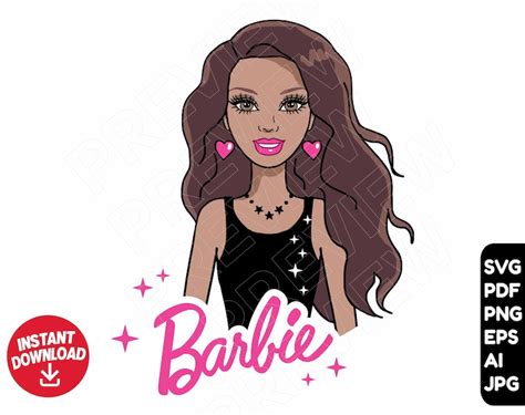 Barbie Svg Barbie Doll Cut File Layered By Color Barbie Doll Etsy
