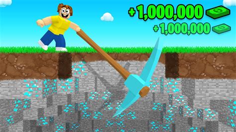 Pickaxe Mining Simulator In Roblox Youtube