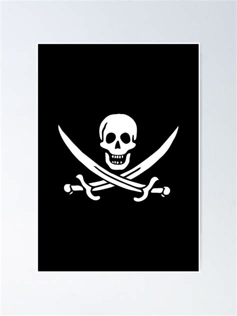 Serious Flags Jack Rackhams Jolly Roger Poster By Brookestead