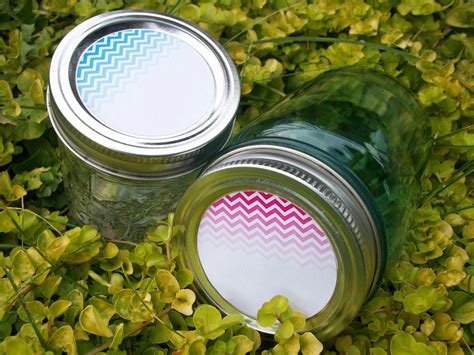 Colorful Adhesive Canning Jar Labels New Vintage Kraft Paper Chevron Canning Jar Labels