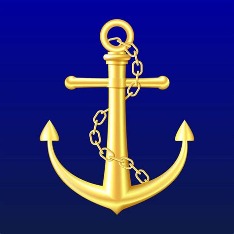 Best Gold Anchor Illustrations Royalty Free Vector Graphics And Clip Art