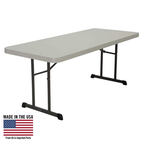 Lifetime Folding Table Professional 6 Ft Almond 80249
