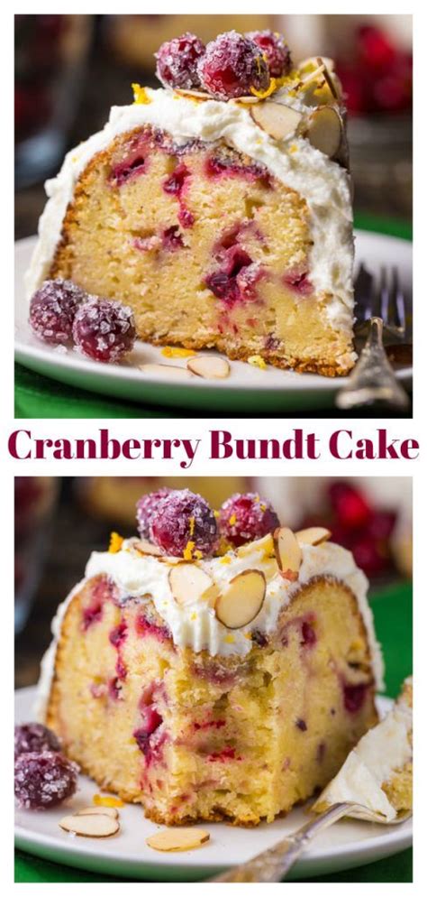 Our favorite easy bundt cake recipes taste as good as they look. White Chocolate Cranberry Bundt Cake - Baker by Nature ...