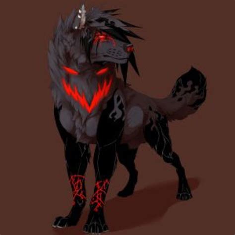 I See You There Mythical Creatures Art Demon Wolf Anime Wolf