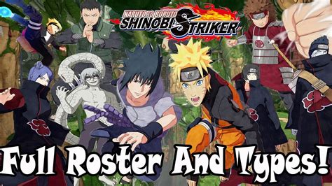 Naruto To Boruto Shinobi Striker Full Roster All 20 Characters And