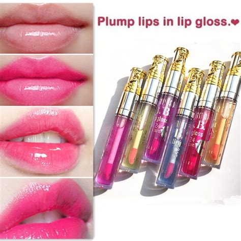 Lip Plumper Lip Gloss New Brand Liquid Lipstick Sexy Pink Lip Color Lipgloss Moisturizer Lip