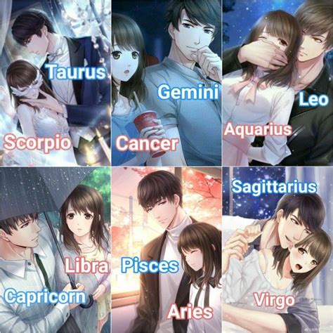 Pin By Priscilla Smith On Couple Zodiac Anime Characters In 2020