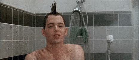 Ferris Buellers Day Off Shower GIF Find Share On GIPHY