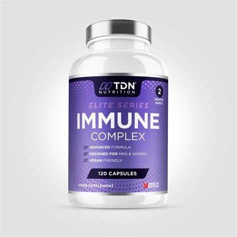 Immune System Support Premium Immune Supplement 120 Capsules