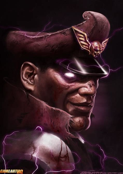 Badass Drawing Of Mbison From Street Fighter Game Art Hq