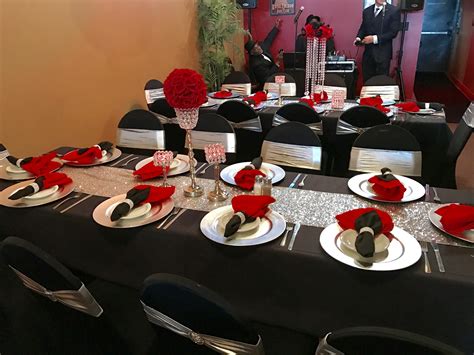 Red Black And Bling Birthday Party 12317 Mpq Events
