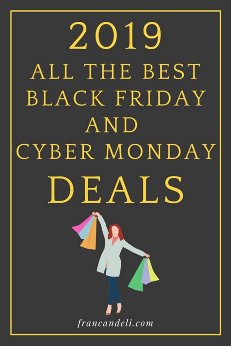 Why, shopping the cyber monday sales, of course! Top 2019 Black Friday and Cyber Monday / Cyber Week Deals ...