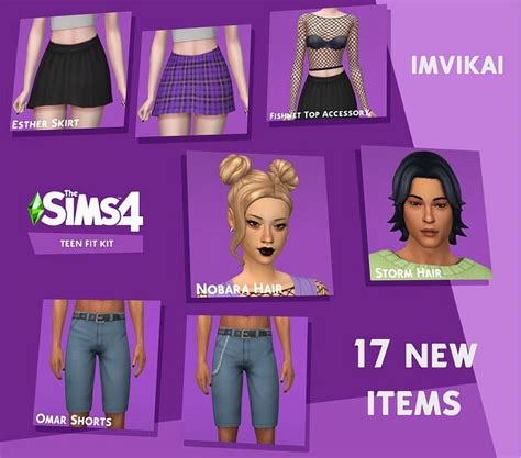 Teen Fit Kit At Vikai Sims 4 Updates