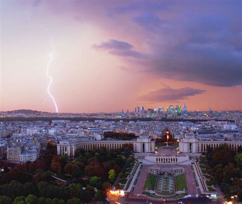 Paris Lightning Bing Wallpaper Download
