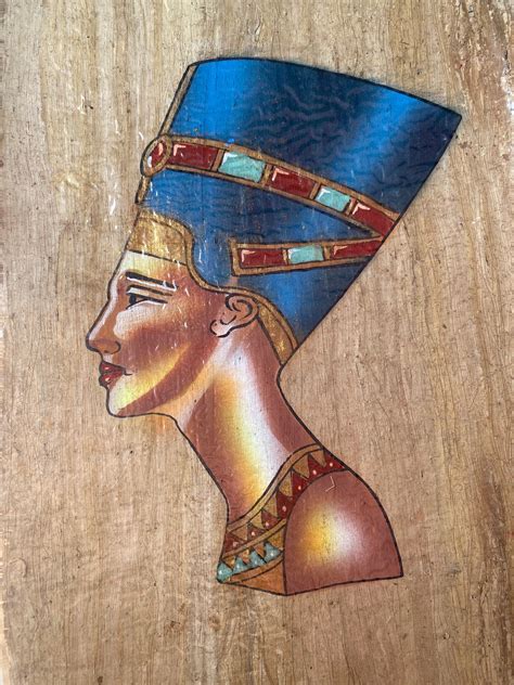 Cleopatra Papyrus Egyptian Art Cultural Art Ancient Etsy