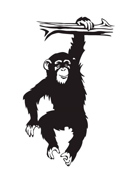 Free Printable Monkey Stencils And Templates