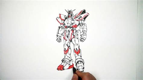 Gundam Time Lapse Drawing How To Draw Gundam Barbatos Fast Drawing