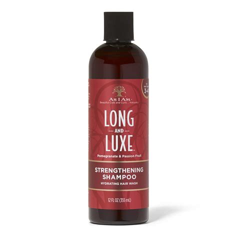 As I Am Long And Luxe Strengthening Shampoo 12oz Supreme Hair And Beauty