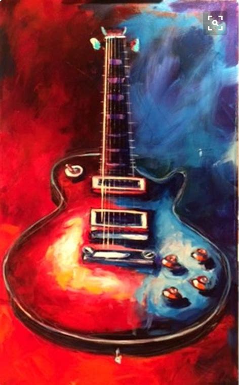 Pin By Vi Miller On Paints Ideas Guitar Art Painting Music Painting