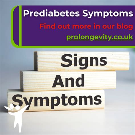 Prediabetes Signs And Symptoms Prolongevity