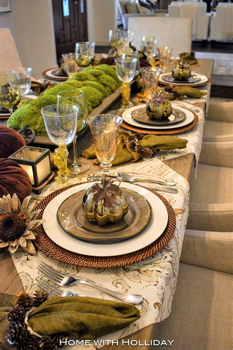 Simple Fall Table Setting Ideas - Table Decoration