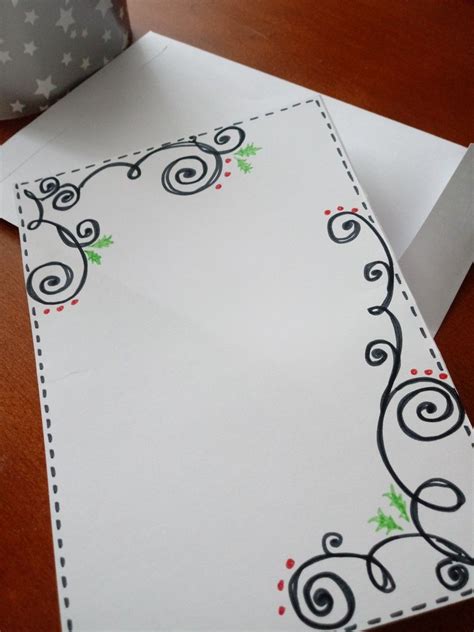 Lindo Borde Sencillo Decorar Hojas De Cuaderno Diseños De Cuadernos