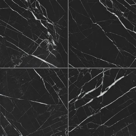 Shop Bermar Natural Stone Black Marble Honed Marble Floor And Wall Tile