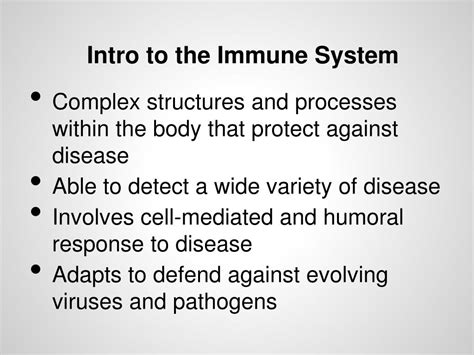 Ppt The Immune System Powerpoint Presentation Free Download Id2110988