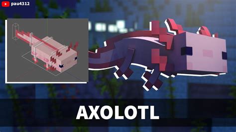17 Inspired For Minecraft Axolotl 3d Model You Mockup