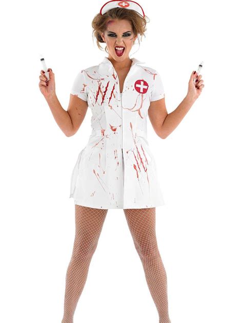 Ladies Sexy Naughty Nurse Fancy Dress Fun Party Hen Costume Womens
