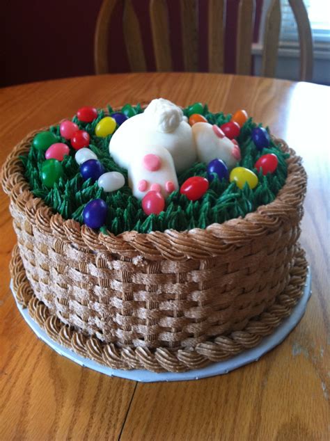 Or use this as an easter food ideas for the holiday meal. Bunny Butt Easter Basket - CakeCentral.com